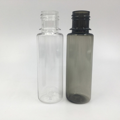 Bottiglia liquida trasparente a vite a tappo a prova di bambino con stampa del logo personalizzato