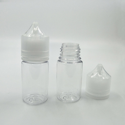 Bottiglia liquida PET E rotonda trasparente con tappo a vite in colori di stampa personalizzati