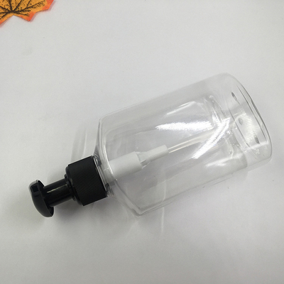 Bottiglia di pompa cosmetica PET trasparente di plastica calibro 24 mm