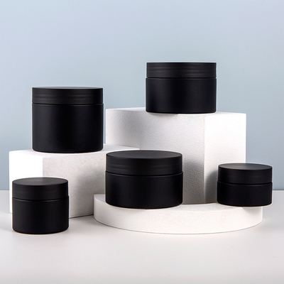 Contenitore per cosmetici in plastica trasparente da 150 ml / Contenitore per cosmetici in plastica con superficie liscia