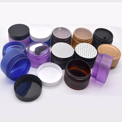 Vaso cosmetico acrilico personalizzato con superficie liscia per la crema