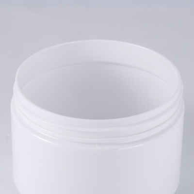 Vaso cosmetico di plastica trasparente con tensione sensibile o sigillo in foglio per unguento e crema