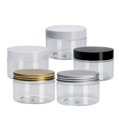 Bottine di plastica cosmetica trasparente personalizzate con stampa personalizzabile