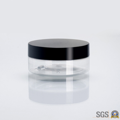 Vaso cosmetico in plastica stampato su misura con superficie liscia e sensibile alla pressione o guarnizione in foglio di alluminio