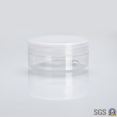 Vaso cosmetico in plastica stampato su misura con superficie liscia e sensibile alla pressione o guarnizione in foglio di alluminio