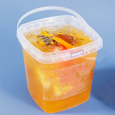 0.5 kg Bottiglie di acqua per tè e latte a prova di perdite di plastica trasparente
