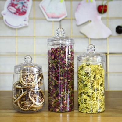 Contenitori di plastica stampati su misura / contenitori di barattoli di plastica con sigillo in foglio di alluminio
