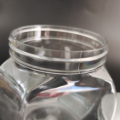 8 oz di barattoli di plastica durevoli con foglio di alluminio e etichetta personalizzata per lo stoccaggio degli alimenti