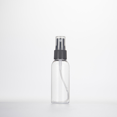 Bottiglia di plastica PET trasparente per spray da viaggio con una capacità di 10-500 ml