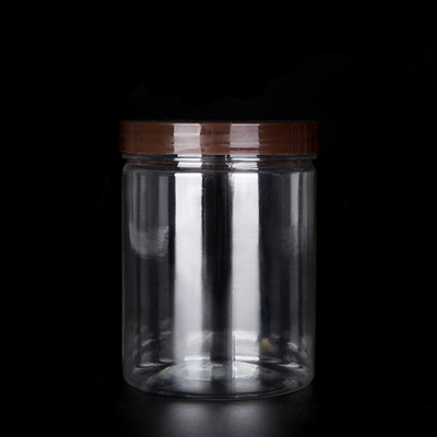 Contenitori di vasetti di plastica trasparenti da 8 oz per imballaggi