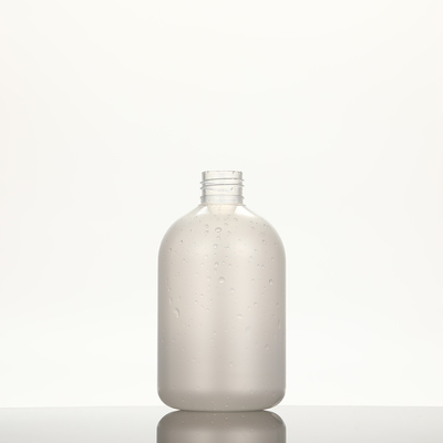 24/410 ml Bottiglia di PET Rotonda Eco-Friendly Con Tappo di Pompa Bottiglia di Plastica Chiara riciclabile