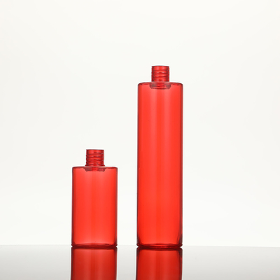 Bottiglia cosmetica in plastica PET leggera di 47 mm di diametro con stampa su schermo di seta superiore