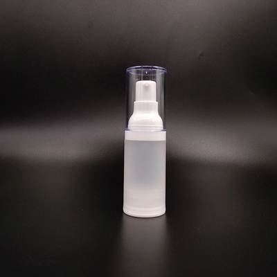 25.7g Bottiglia di pompa di shampoo con tappo a vite / Bottiglia di plastica trasparente per animali per la distribuzione di lozioni cosmetiche
