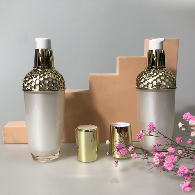 Bottiglia di pompa PET vibrante con schermo di seta personalizzata per la cura personale e cosmetica