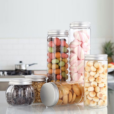 Coperture di contenitori di barattoli di alluminio e plastica con loghi personalizzabili