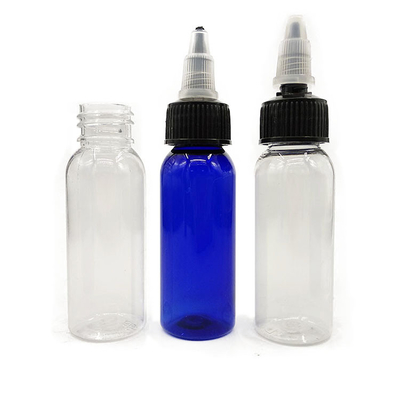 Bottiglie di plastica da 80 ml con tappi a vite per una conveniente distribuzione
