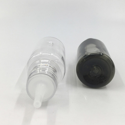 Bottiglia per gocciolante per liquidi cosmetici trasparente in plastica PET