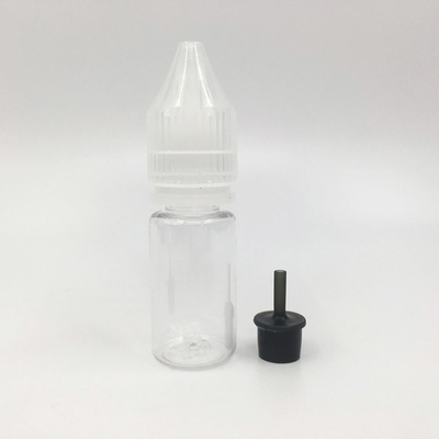 Stampa su misura a colori 10 - 100 ml Bottiglie liquide a vite a prova di bambino trasparenti rotonde E