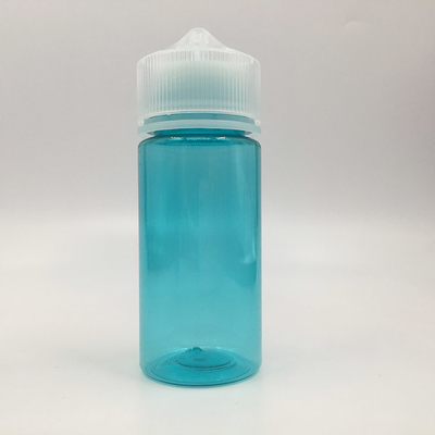Bottiglie di liquido in PET a forma rotonda trasparente personalizzate con tappo a vite a prova di bambino Capacità 30ml