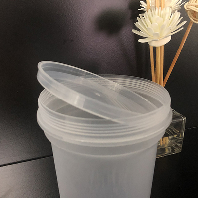 Bottiglie di tè al latte di plastica di medie dimensioni personalizzabili con coperchi a prova di perdite