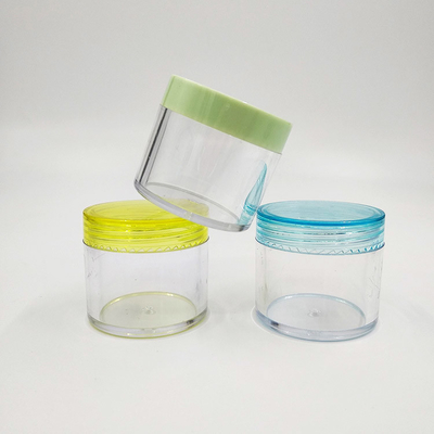 Bottone cosmetico in plastica personalizzabile da 10 ml con superficie liscia