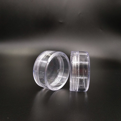 Boccone cosmetica in plastica liscia da 30 ml personalizzata con logo personalizzato
