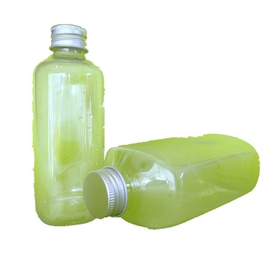 Velo a prova di perdite su bottiglie di tè di latte di plastica in forme quadrate e rotonde