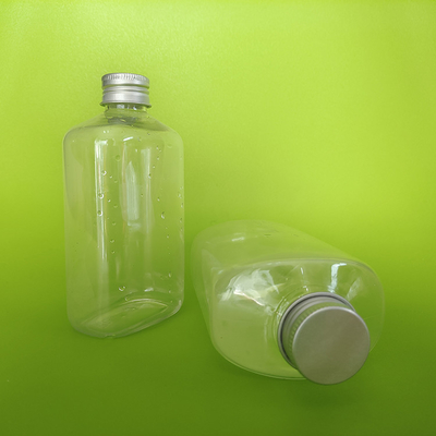 Velo a prova di perdite su bottiglie di tè di latte di plastica in forme quadrate e rotonde