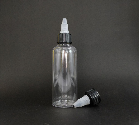 Piccole bottiglie di plastica a vite per la conservazione sicura dei liquidi