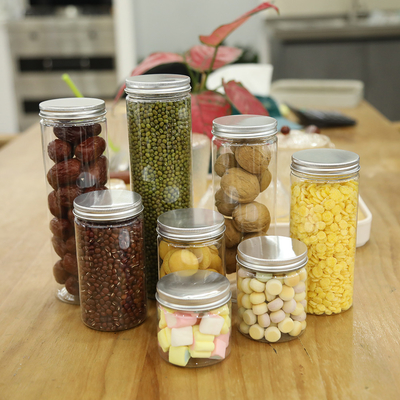 Bastoni di pickle di plastica da 250 ml con coperchio per chicchi di caffè