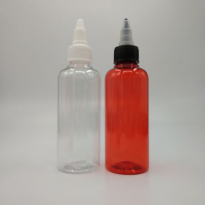 Contenitori di plastica a vite trasparenti/coloriti per il deposito di liquidi