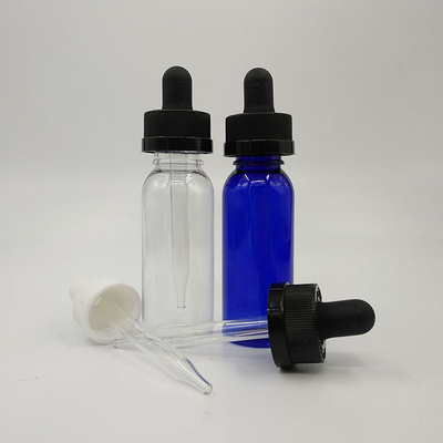 Bottiglie per gocciolante di liquido in vetro trasparente da 120 ml con tappo a vite