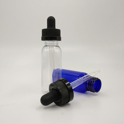 Bottiglie per gocciolante di liquido in vetro trasparente da 120 ml con tappo a vite