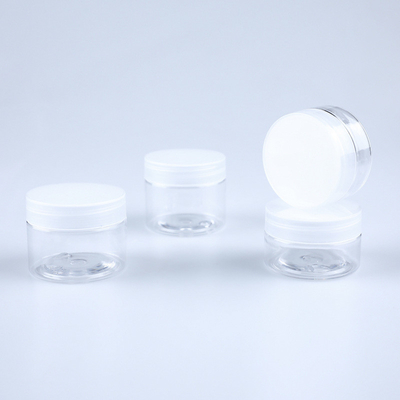 Barattolo per cosmetici in plastica ermetico da 120 ml con guarnizione sensibile alla pressione