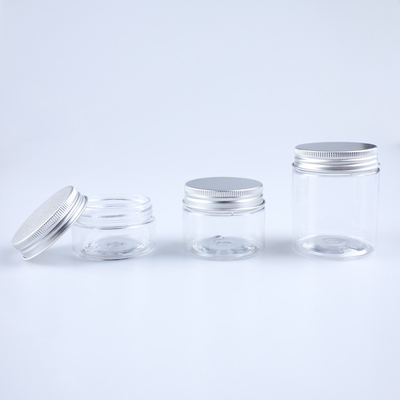 Barattolo per cosmetici in plastica ermetico da 120 ml con guarnizione sensibile alla pressione