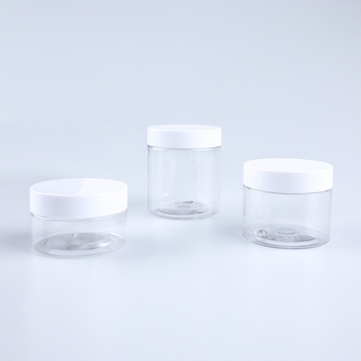 Contenitori cosmetici in plastica trasparente personalizzati con logo opzionale