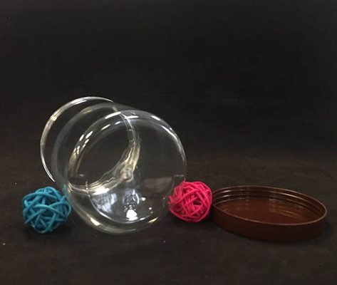Bottine di plastica personalizzate con coperchi di plastica / alluminio per polvere alimentare