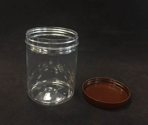 Bottine di plastica personalizzate con coperchi di plastica / alluminio per polvere alimentare