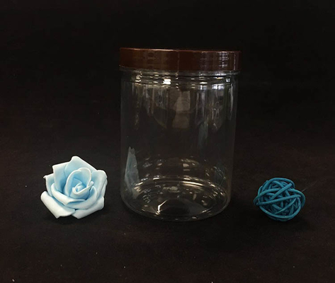 Bottine di plastica personalizzate con coperchi di plastica / alluminio per polvere alimentare