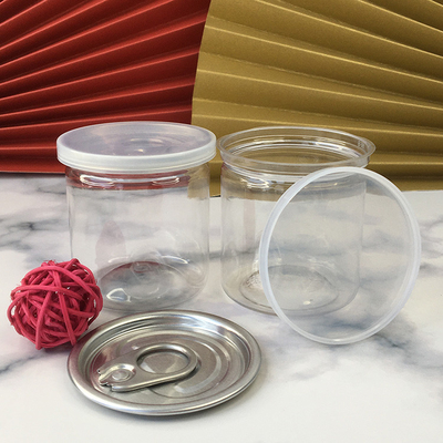 Conveniente deposito di miele vassoi di plastica larghi con coperchio e tappo di bottiglia PET in alluminio