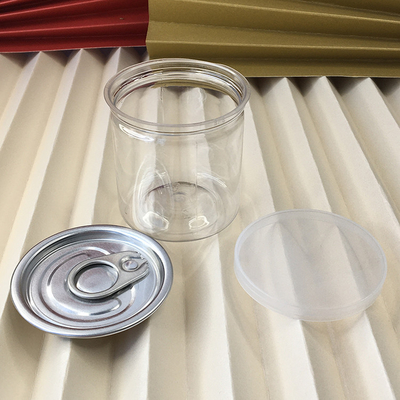 Versatile 500 ml di plastica doppio vaso sigillato Perfetto per il miele Frutta secca e cosmetici Bottiglia in PET con tappo in alluminio
