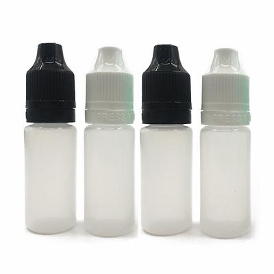 1 ml di bottiglie in vetro nero trasparente con tampone a vite 2000 pezzi