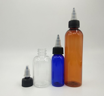 Bottiglia di plastica stampata su misura con tappo a vite per liquidi