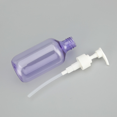 Funzione di distribuzione trasparente Bottiglia in PET di plastica trasparente di 47 mm di diametro con tappo a vite