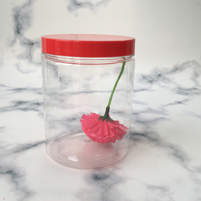 Vaso di plastica cosmetica trasparente multi-dimensione per la crema per il viso