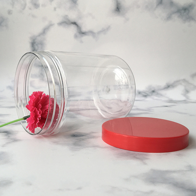 Vaso cosmetico in plastica con decorazione di stampa personalizzata