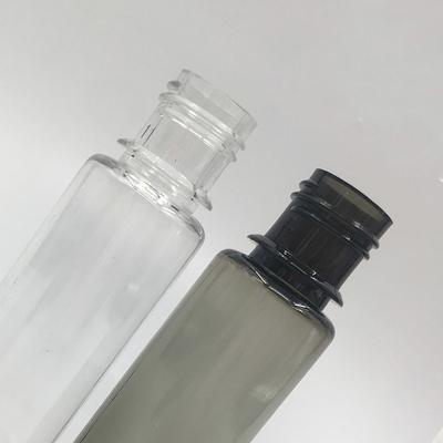 Bottiglia di liquido PET E rotonda personalizzata con colore trasparente per il display del logo del marchio