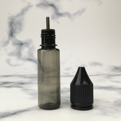 Bottiglia di liquido PET E rotonda personalizzata con colore trasparente per il display del logo del marchio