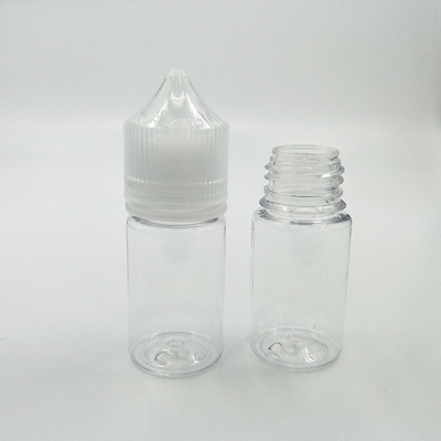 10-100 ml di bottiglia di PET E liquida con guscio rotondo con tappi a prova di bambino