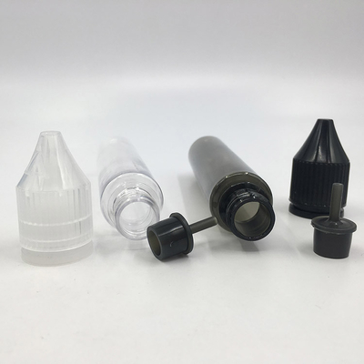 Bottiglia liquida a forma rotonda a prova di bambino da 30 ml E con tappo a vite in stampa su misura